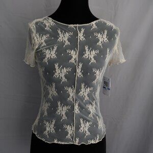 Tan sheer Shirt